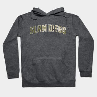 slam diego curve path green army pattern Hoodie